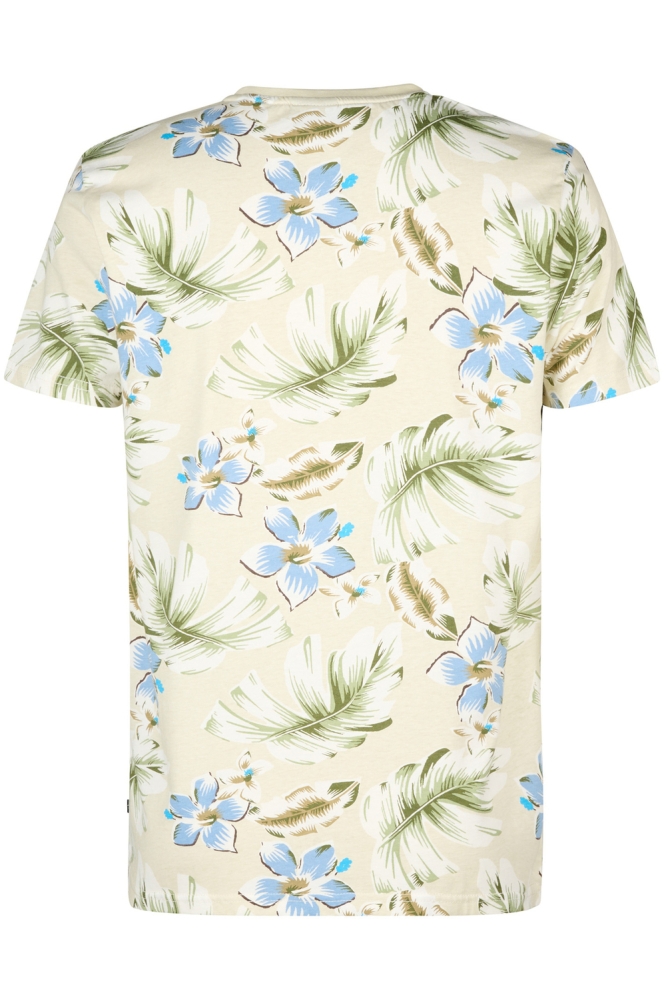 AOP T SHIRT HIBISCUS M 1050 TSR655 0112 Seashell